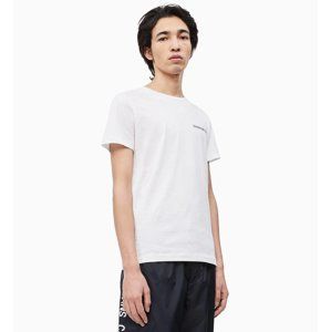 Calvin Klein pánské bílé tričko ve vel. S - S (112)